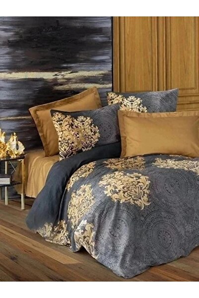 OEM Pillowcase set + pillowcase front, 100% cotton satin, 135x200 cm + 80x80 ...