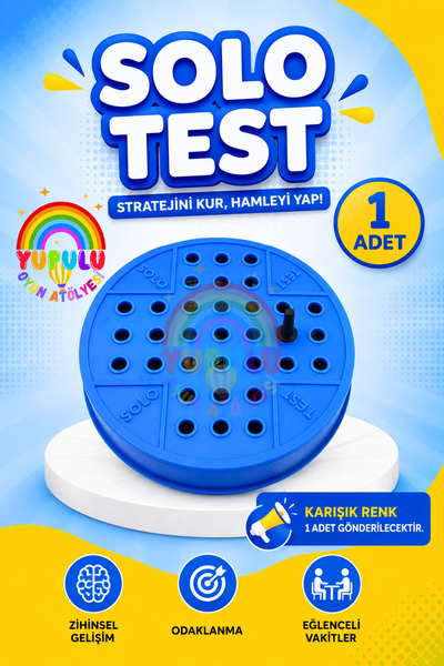 YUPULU Solo Test Zeka Oyunu – Strateji, Dikkat ve Mantık Oyunu Zeka Geliştiri...