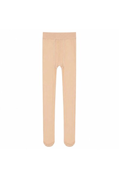 Nevara Women's Beige Nylon Long Stockings - Sheer, Elastic Waist, Soft Textur...