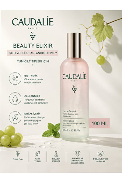 Caudalie Beauty Elixir Aromatik Kokulu Canlandırıcı, Nemlendirici ve Işıltı V...