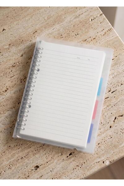 The Mia Striped Spiral Notepad A5 21 X 15 cm