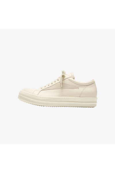 RICK OWENS Scarpe in Pelle Sneakers Chalk/White/Milk/Milk (Women's)
