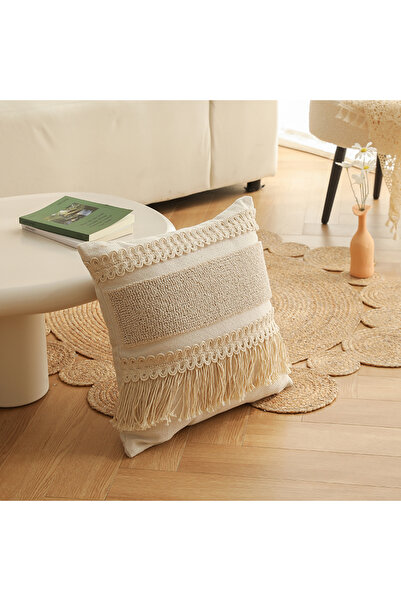 Cannon Decorative Cushion, Polycotton Jacquard, 45 x 45 cm, Design QR-JM2404C