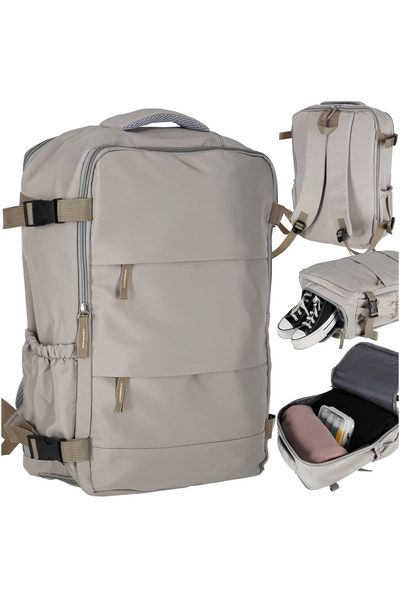 varioshop ® Unisex Travel Backpack, for Hand Luggage, with Space for Laptop a...