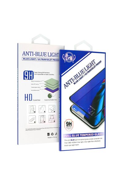 OEM Αντι-Μπλε Πλήρης Κόλλα Πλήρους Κάλυψης Αντιχαρακτικό Γυαλί Tempered Glass...