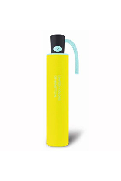 Benetton Ομπρέλα Βροχής σπαστή αυτόματη Mini AC 56649-Sulphur