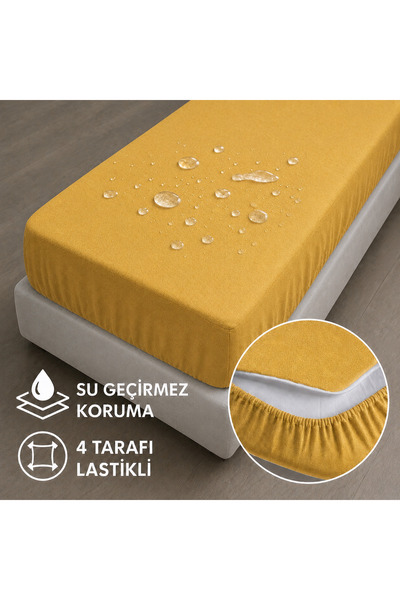 nnevora Single Waterproof Mattress Protector 100 X 200 cm 4 Sides Fully Elast...