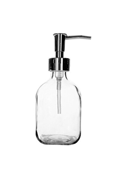 Zâna Casei Transparent Glass Dispenser for Liquid Soap 250ml