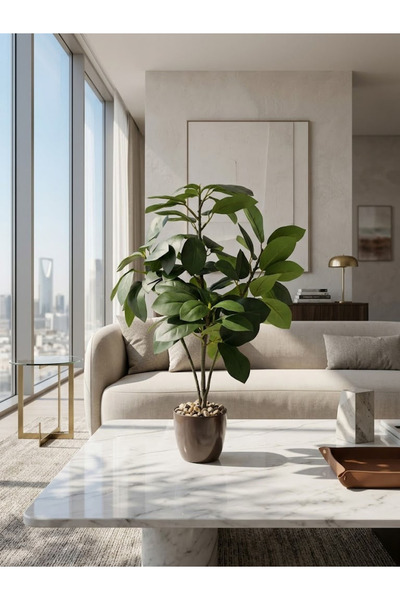 co arma Artificial Plant in a Pot, 50cm High Interior Home Decor