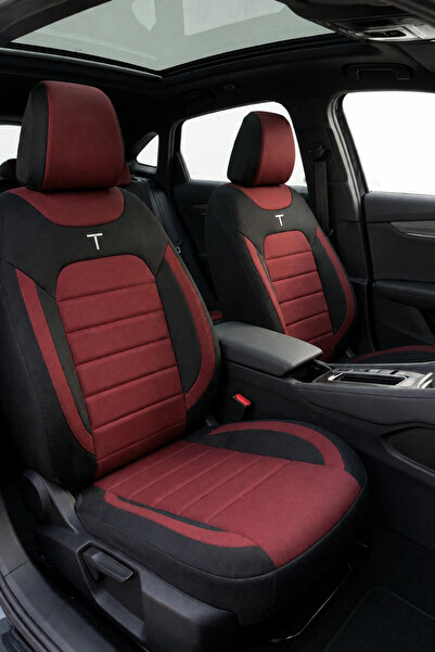 NEW DECO Tofaş Doğan SLX Uyumlu Premium Keten Oto Koltuk Kılıfı Airbag Uyumlu...