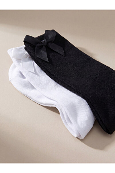 LC Waikiki Esvab • Modern & Distinctive Girls' Knee-Length Socks with Bow Det...