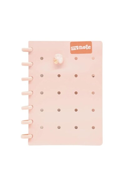 Mynote Caiet Diy Mushroom Roz deschis A5 80 pagini Liniat