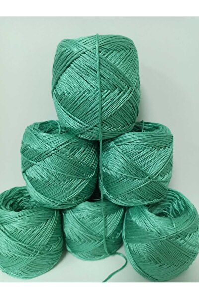 İPEK YÜN İPLİK DÜNYASI Bambu Koton Örgü İpi (Mint Yeşil) 100gr