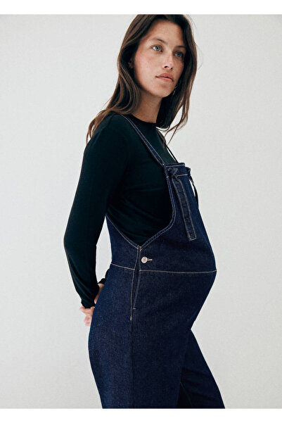 MANGO Woman Denim hamile tulumu