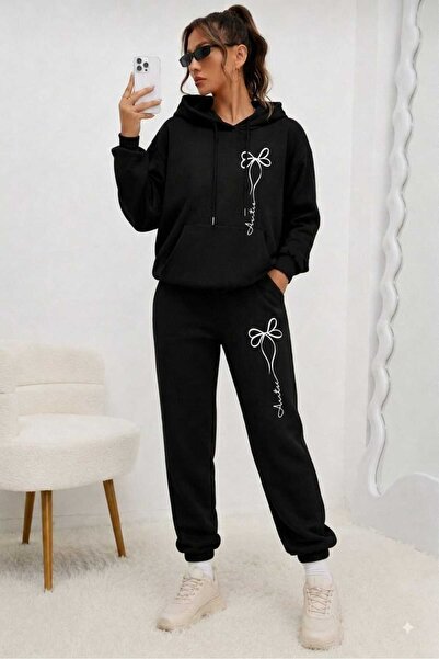 CLOTHES33 ΦΟΡΜΑ ΜΕ ΚΟΥΚΟΥΛΑ ΣΕΤ 2 ΤΕΜΑΧΙΩΝ ΧΕΙΜΕΡΙΝΟ ΜΕ ΜΑΚΡΙΑ ΚΟΡΔΕΛΑ ΚΑΙ ΣΤ...