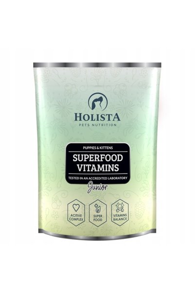 NO BRAND HOLISTA SUPERFOOD VITAMINS JUNIOR Vitamine și Minerale pentru Cățelu...