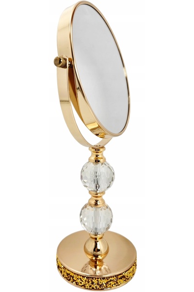 NO BRAND Oglindă Glamour cu două fețe 23078 35 cm AURIE