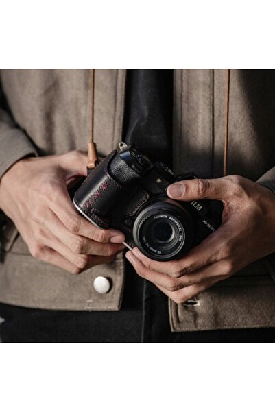 PgyTech Husă din piele pentru Fuji X100 (Maro Argilă)