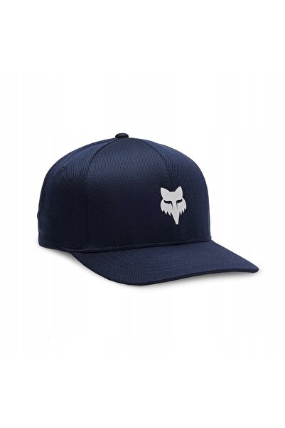 Fox Șapcă cu cozoroc HEAD TECH FLEXFIT MIDNIGHT L/XL