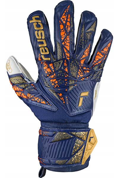 Reusch Mănuși de portar Attrakt Grip premium albastru/auriu 10.5