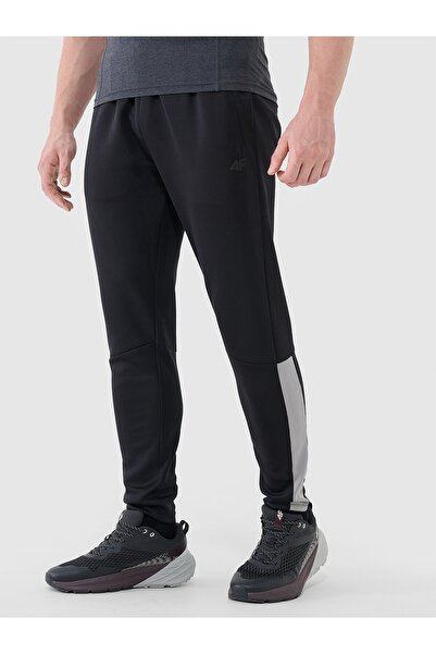 4F Pantaloni de jogging pentru bărbați 4FWSS25TFTRM0836 negri