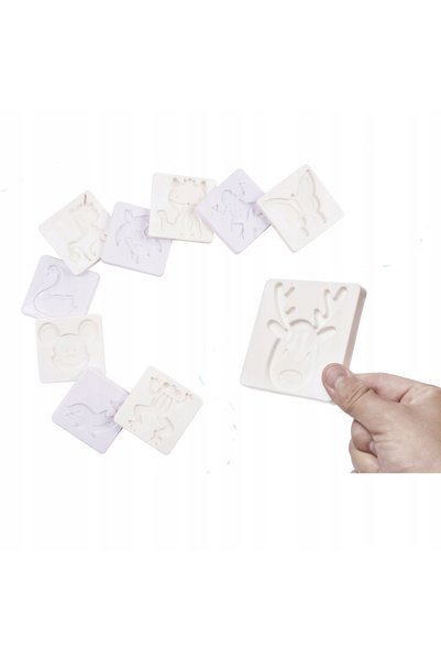 Luxma 8 Culori 10 Matrițe Set Creativ de Gel pentru Figurine 3D în Recipient