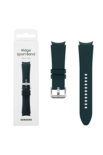 Samsung Curea sport Pasek Ridge pentru Galaxy Watch 4 20 mm M/L Verde