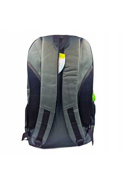 NO BRAND Rucsac școlar mare, 3 compartimente, negru, universal, clasic