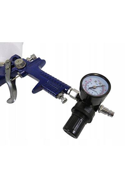 NO BRAND Pistol de vopsit HVLP, duză 1.4 și 1.7, reductor