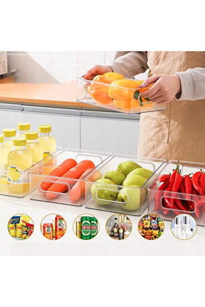 bedee Set organizatoare/recipiente de depozitare pentru frigider și sertarul ...