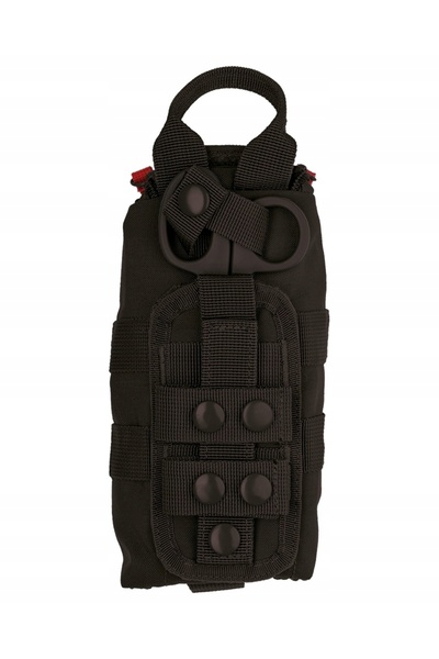 Mil-Tec Trusă de prim ajutor medicală IFAK Rapid Pack + Foarfecă - Negru