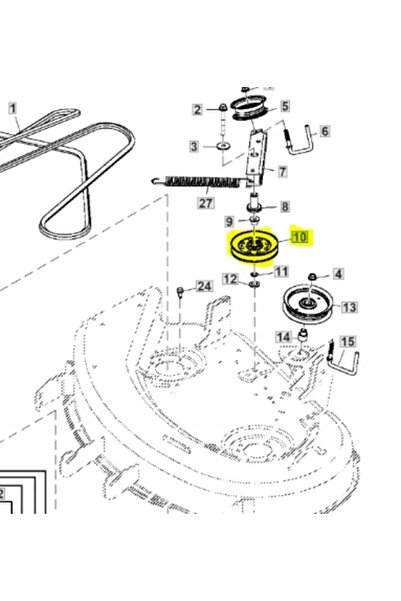 John Deere Roată de scripete