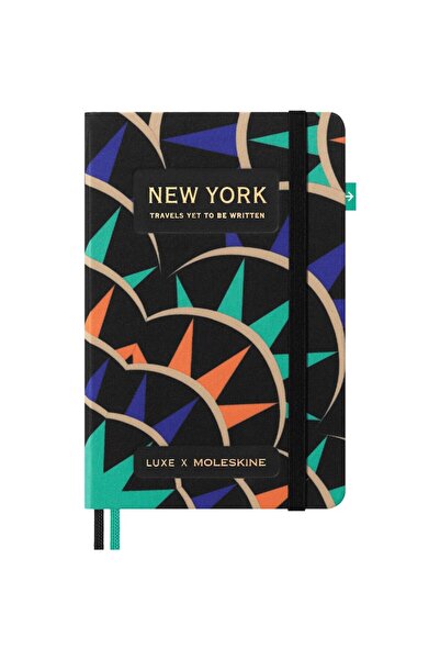 Moleskine Luxe City Travel Guide New York Şehir Rehberi 9x14 cm Sert Kapak De...