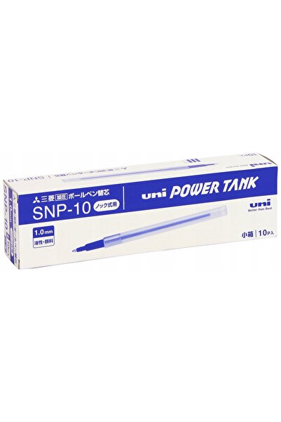 NO BRAND Rezervă Uni SNP-10, pentru stiloul Uni Power Tank SN220, negru x10