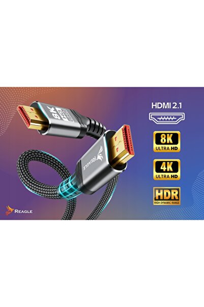 NO BRAND Cablu HDMI 2.1 8K 4K 144Hz 120Hz UHD eARC VRR HDR 48Gbps TV XBOX 5M