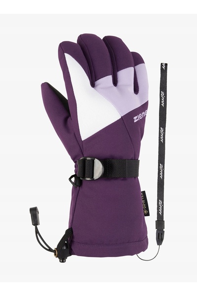 NO BRAND Mănuși pentru copii Ziener Lani GTX Junior - violet închis 4