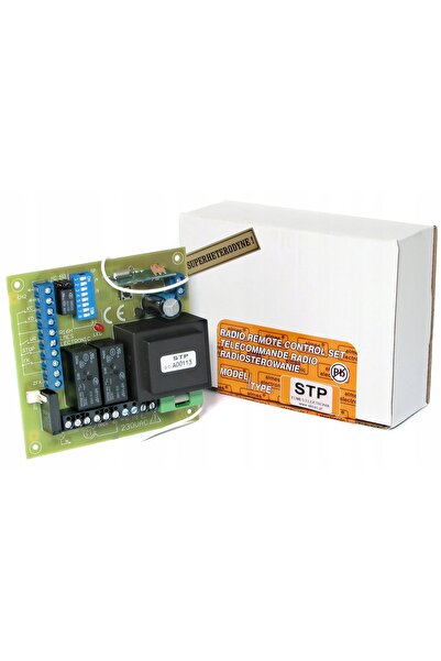 NO BRAND Kit: Controler poartă simplă STP pentru 230VAC + Telecomandă ELMES D...