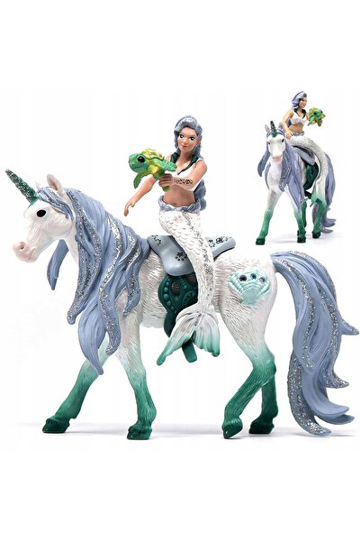 SCHLEICH Jucărie 42509 Sirenă pe unicornul mării
