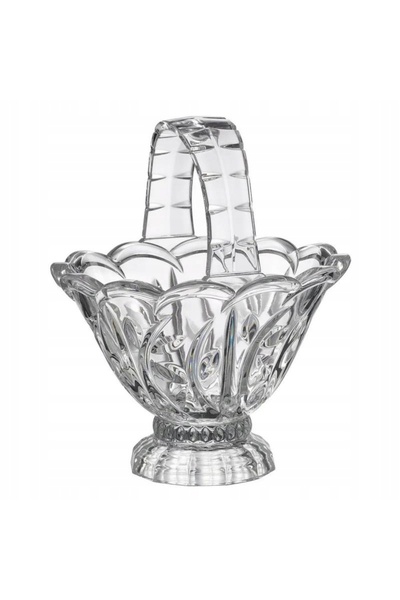 NO BRAND Coș de cristal Bohemia Oasis 21,5cm