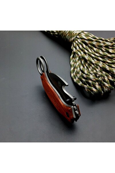 NO BRAND Cuțit pliant tactic tip briceag KARAMBIT „gheară” X52 DERESRINA 5Cr1...