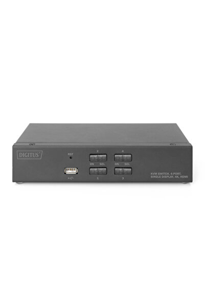 Digitus Comutator KVM HDMI cu 4 porturi 4K 30Hz