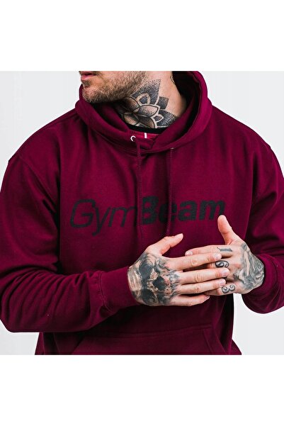 NO BRAND Hanorac PRO pentru bărbați, bordo, mărimea M - GymBeam