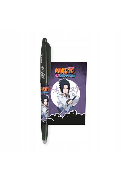 NO BRAND Pix negru ștersabil 0,7mm Pilot Frixion Naruto Sasuke x 4 bucăți