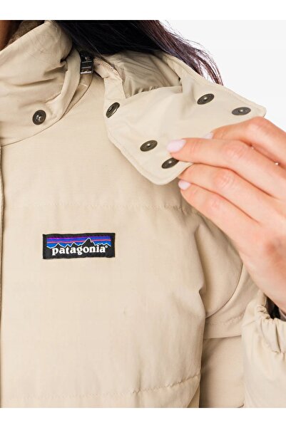 Patagonia Parka Downdrift de damă cu puf - oar tan M