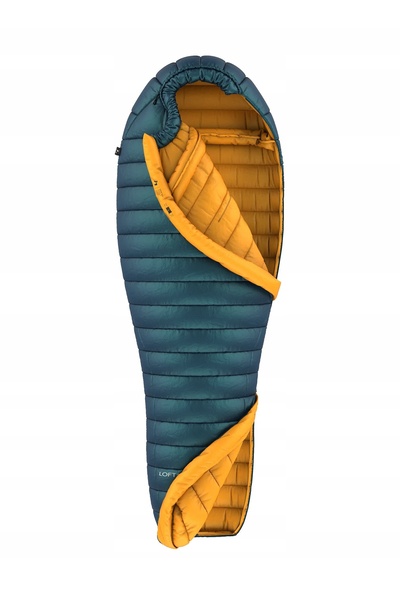 NO BRAND Hannah Loft 400 (185 cm) - Sac de dormit cu umplutură de puf, albast...