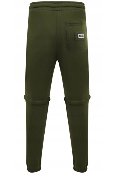 NO BRAND Navitas Pantaloni Zip Off Verzi 3XL