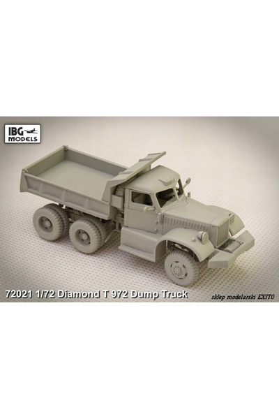 NO BRAND IBG 72021 Diamond T 972 Camion basculant model de asamblat 1:72