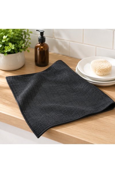 Generic Brand Home Microfiber Cleaning Cloth Set of 4 50X70 cm – Highly Absorbent, Non-Marking Multi-Purpose Cleaning Cloth