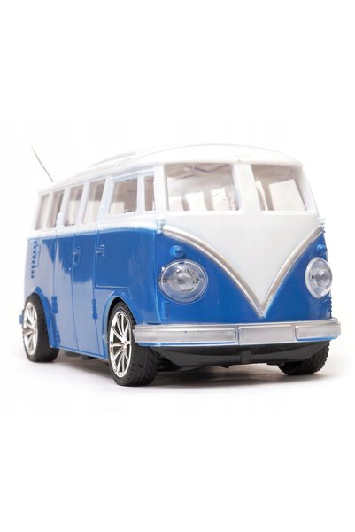 Dromader Autobuz clasic Volkswagen T1 roșu cu telecomandă