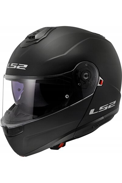 LS2 FF908 STROBE II NEGRU MAT ROZ CASCA XXL